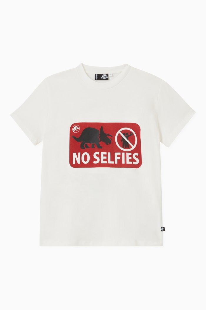 

Jurassic World T-shirt in Organic Cotton, White