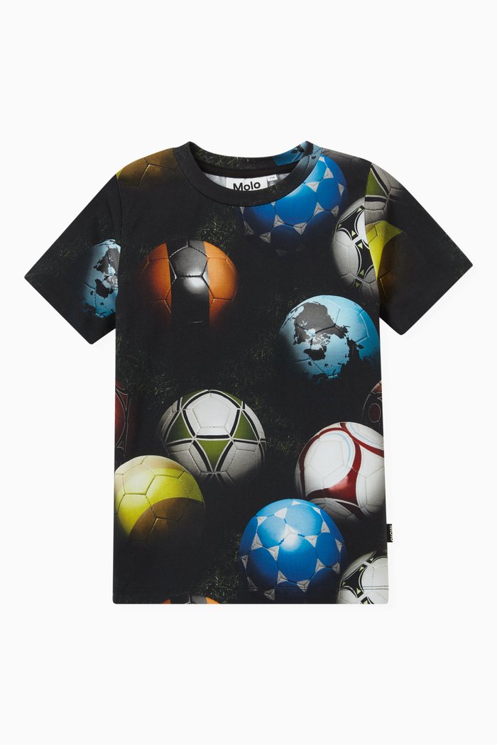 Ralphie T-shirt in Organic Cotton, Black