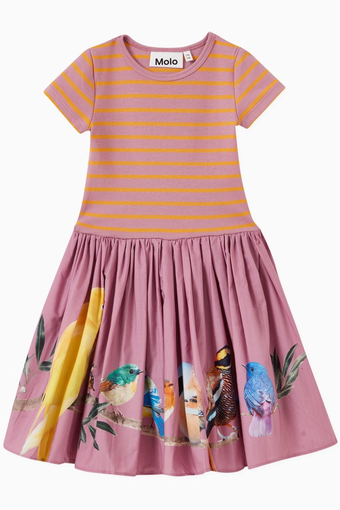 

Cissa Dress in Organic Cotton, Pink