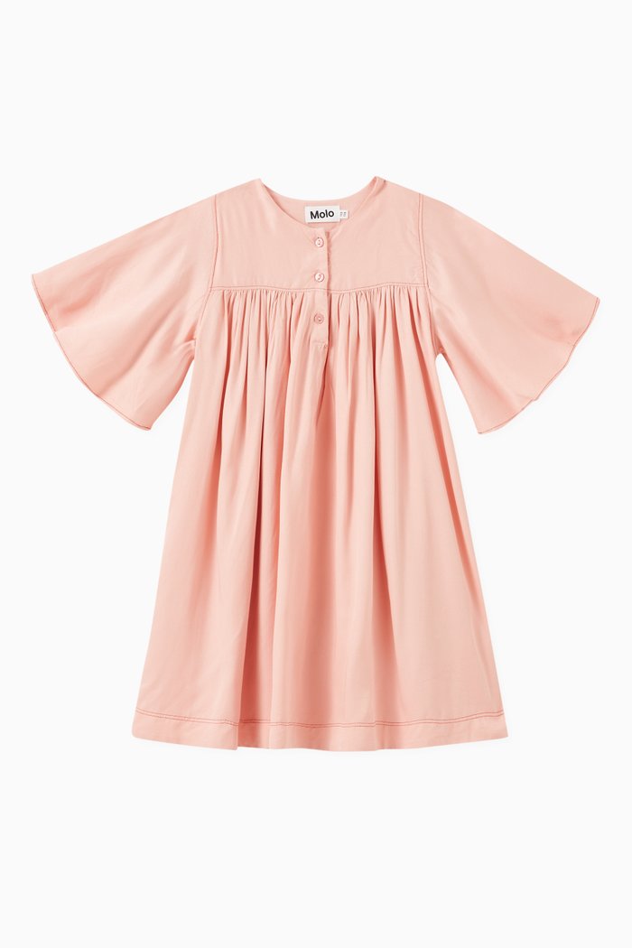 Chalice Dress in Viscose, Pink
