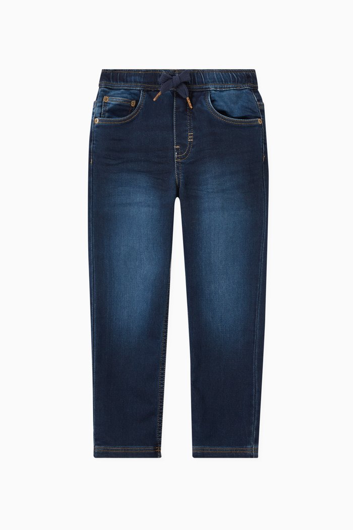

Low Rise Jeans in Woven Denim, Blue