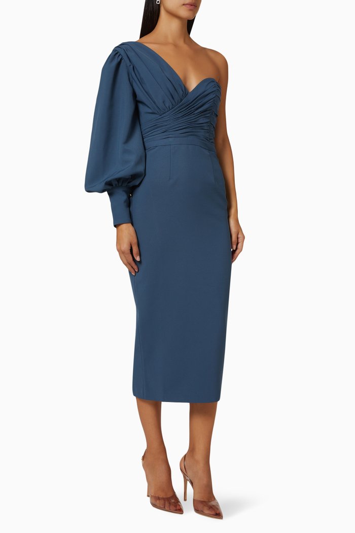 

Bradley One Shoulder Dress, Blue