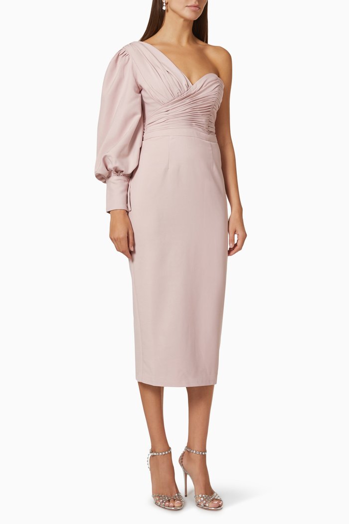 

Bradley One Shoulder Dress, Pink