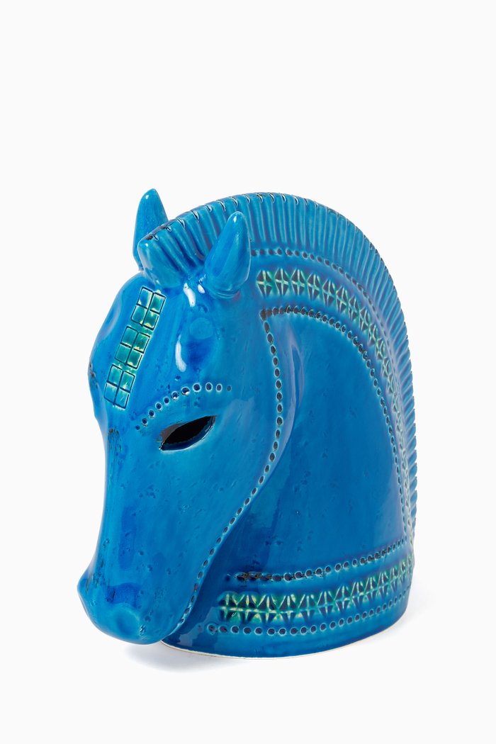 

Aldo Londi Horse Head, 26cm, Blue