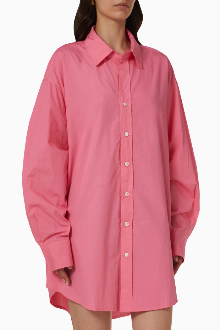 

Vega Shirt Dress, Pink