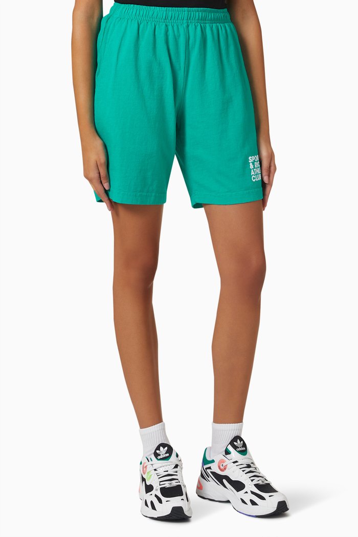 

Exercise Often Gym Shorts in Cotton, Blue