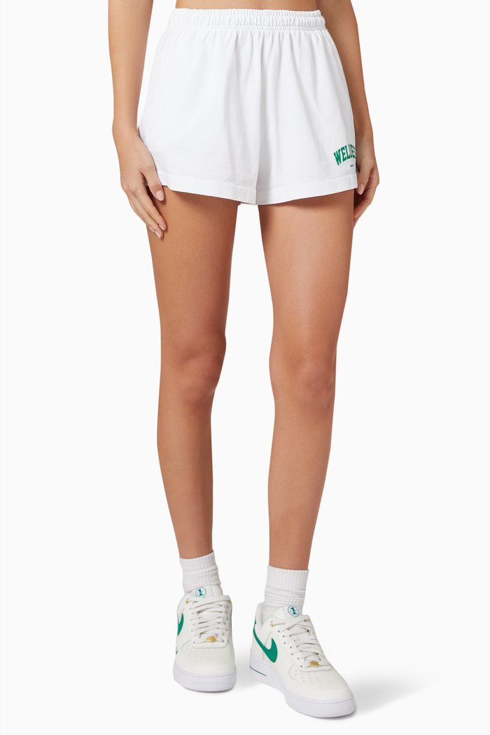 

Wellness Ivy Disco Shorts, White