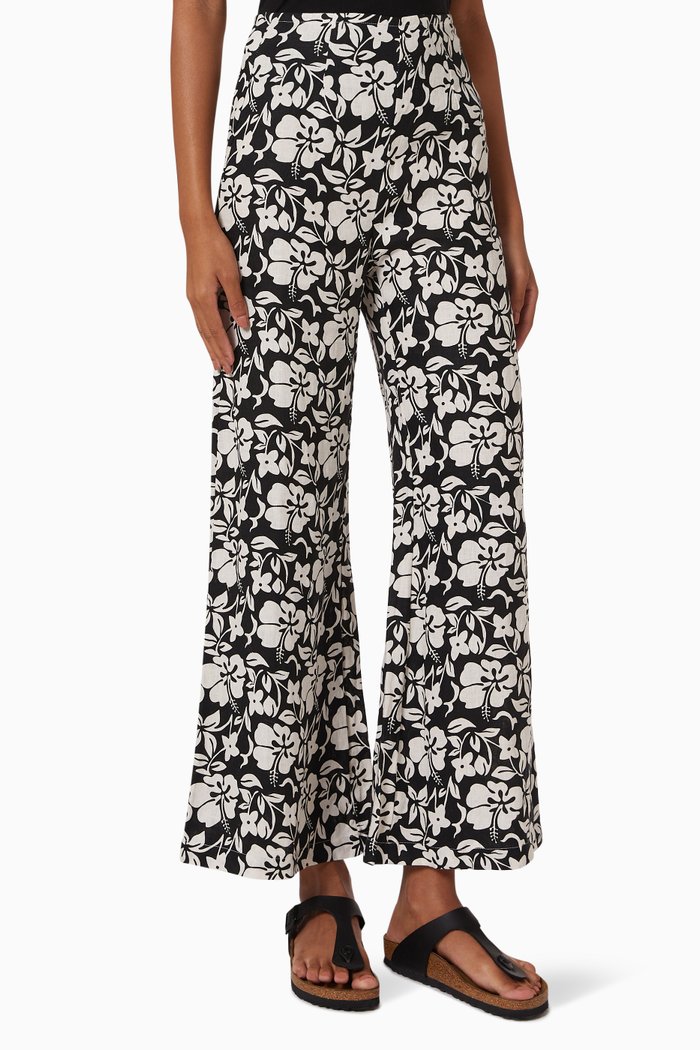

Ottavio Pants in Linen, Black