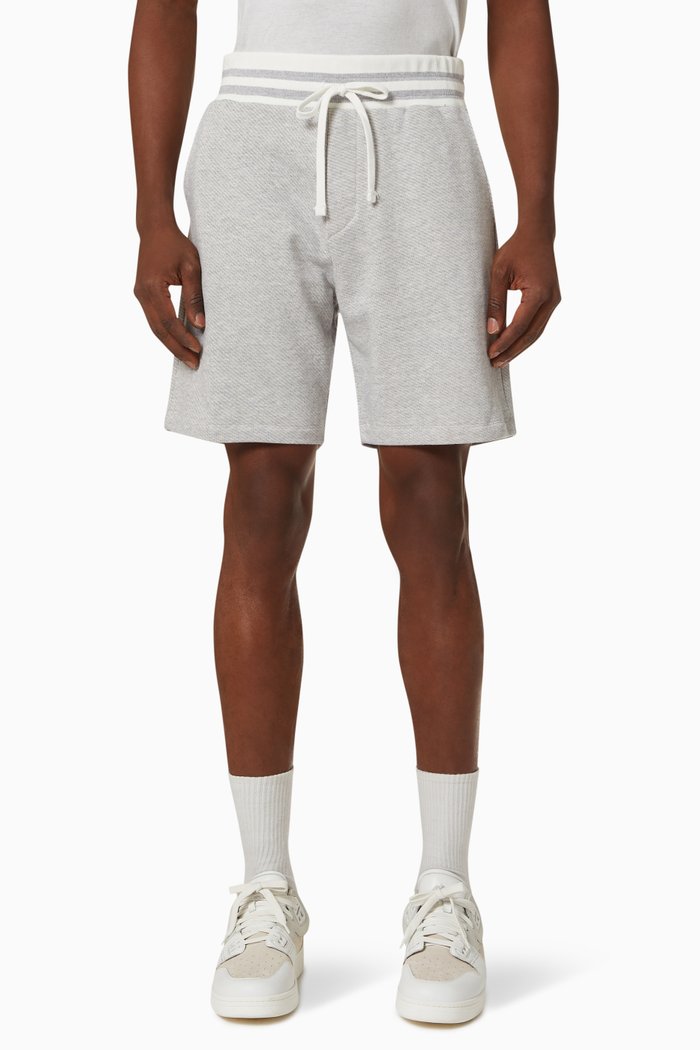 

Lounge Shorts in Organic Cotton Jersey, Grey