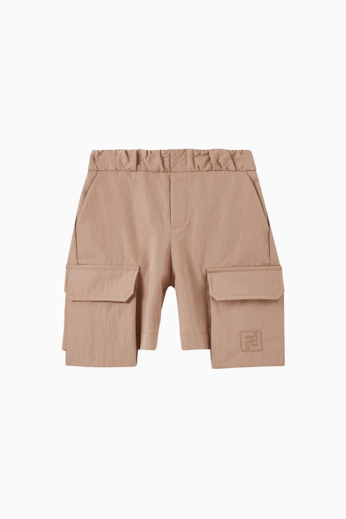 

Gabardin Pocket Shorts in Cotton, Neutral