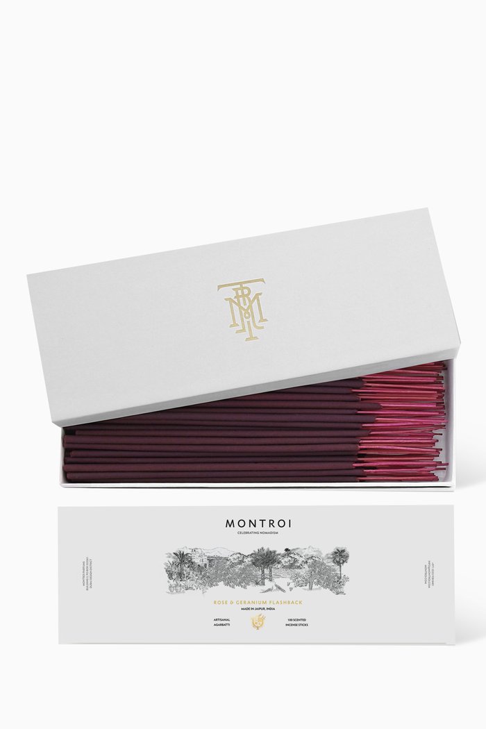 

Rose & Geranium Flashback Incense Sticks, Multicolour