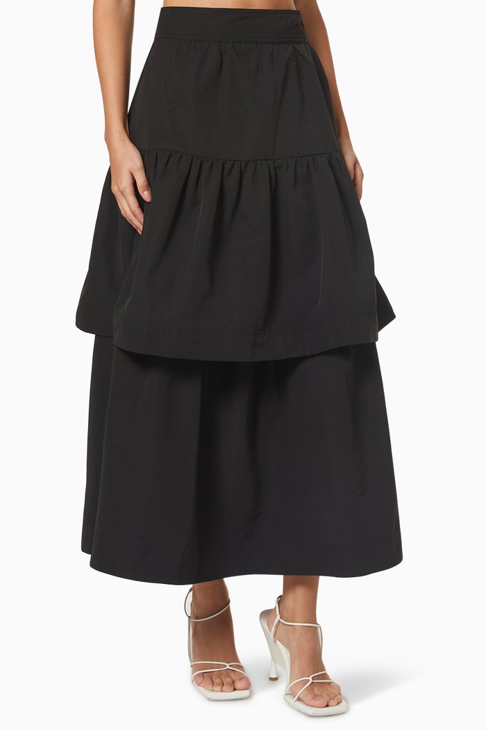 

Streamline Maxi Skirt, Black