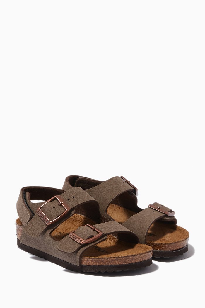 Milano HL Sandals in Birko-Flor® & Nubuck, Brown