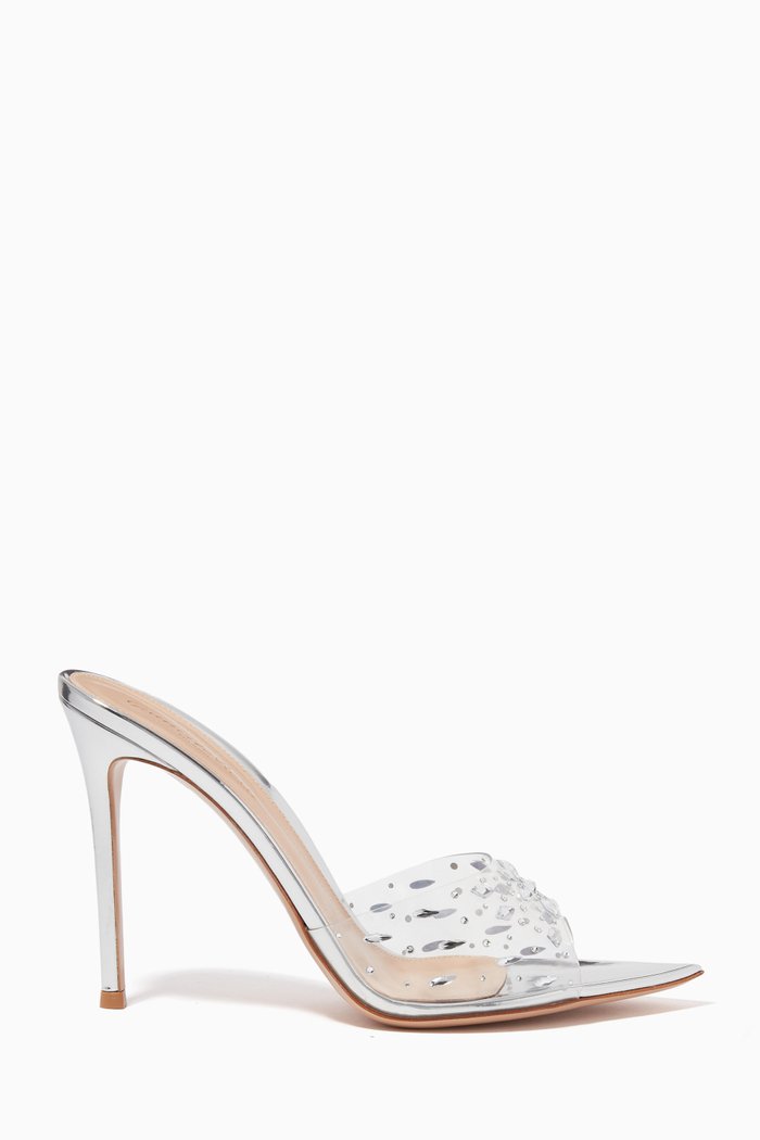 

Halley Jewel 105 Sandals in Plexi, Silver