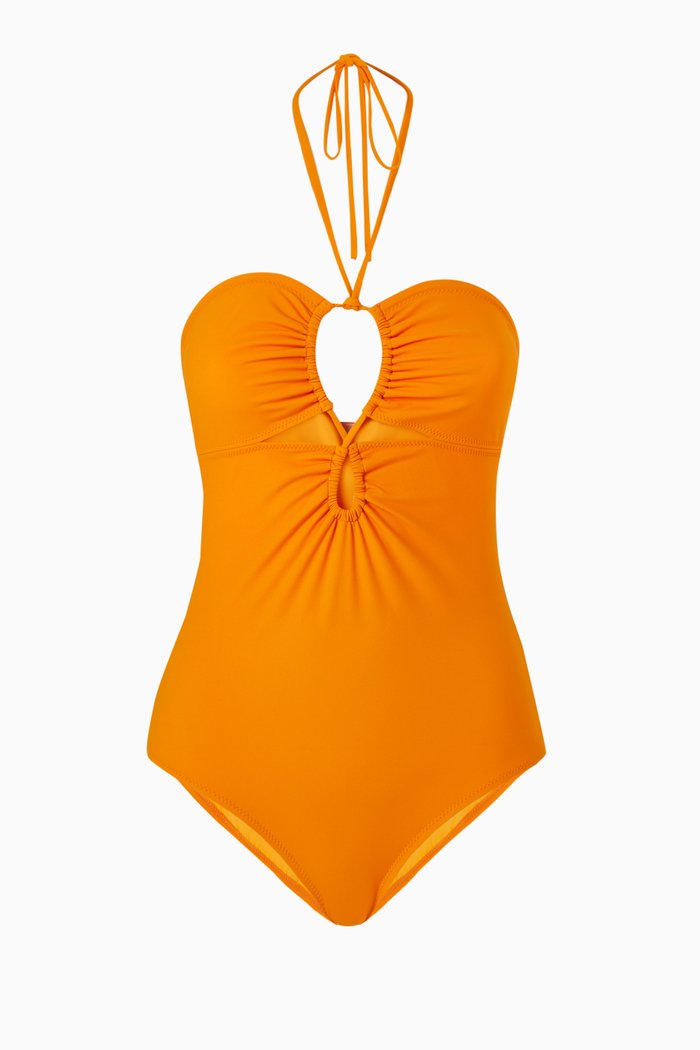 Minorca Maillot One-piece Swimsuit, Orange