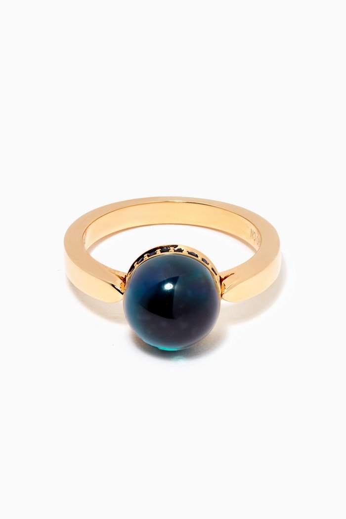 

Dome Noble London Topaz & Sapphire Ring in 18kt Yellow Gold