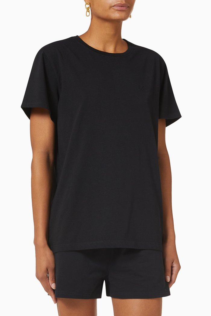 

Revive Lounge T-shirt in Silk Touch Jersey, Black