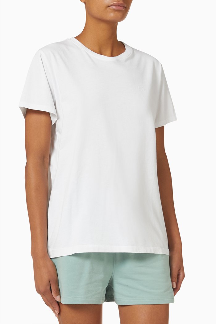 

Revive Lounge T-shirt in Silk Touch Jersey, White