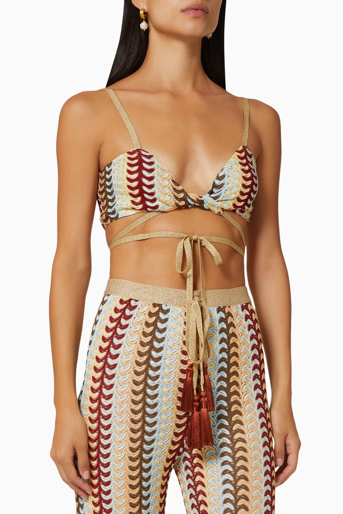 

Vanja Crop Top, Multicolour