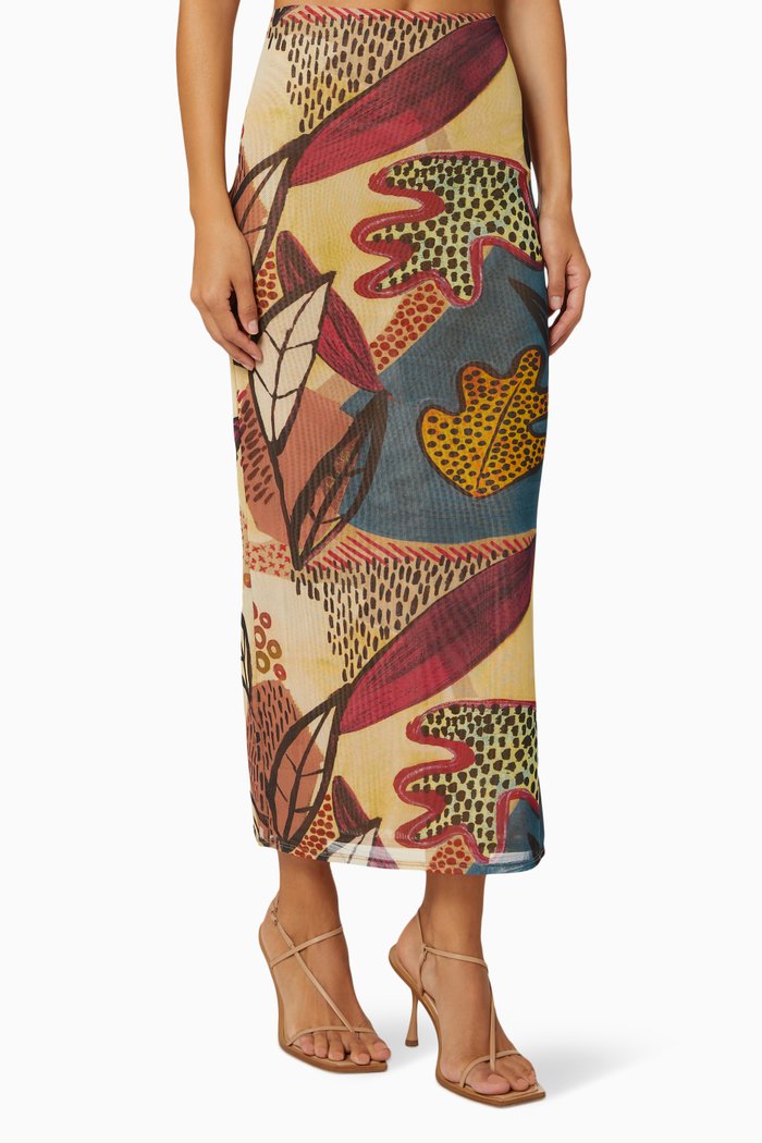 

Rosiers Midi Skirt, Multicolour