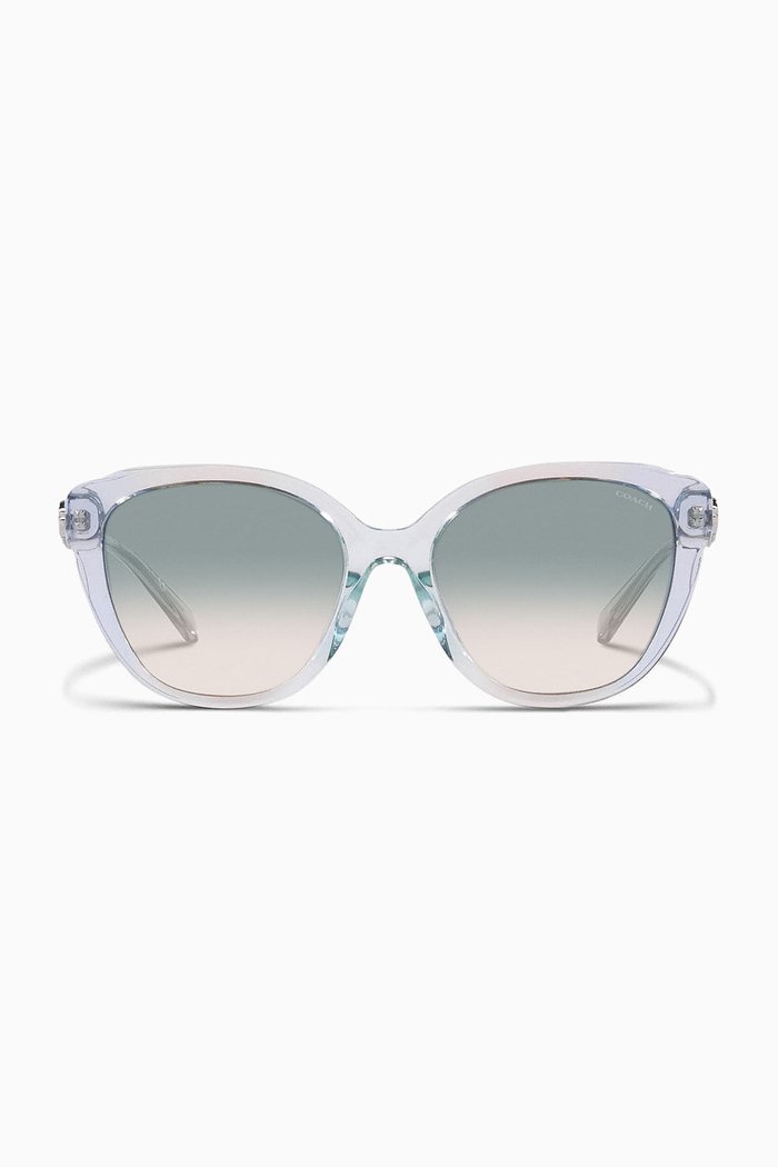 

Tea Rose Square Sunglasses in Acetate, Blue