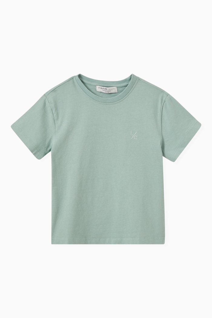 Revive Lounge T-shirt in Cotton, Green