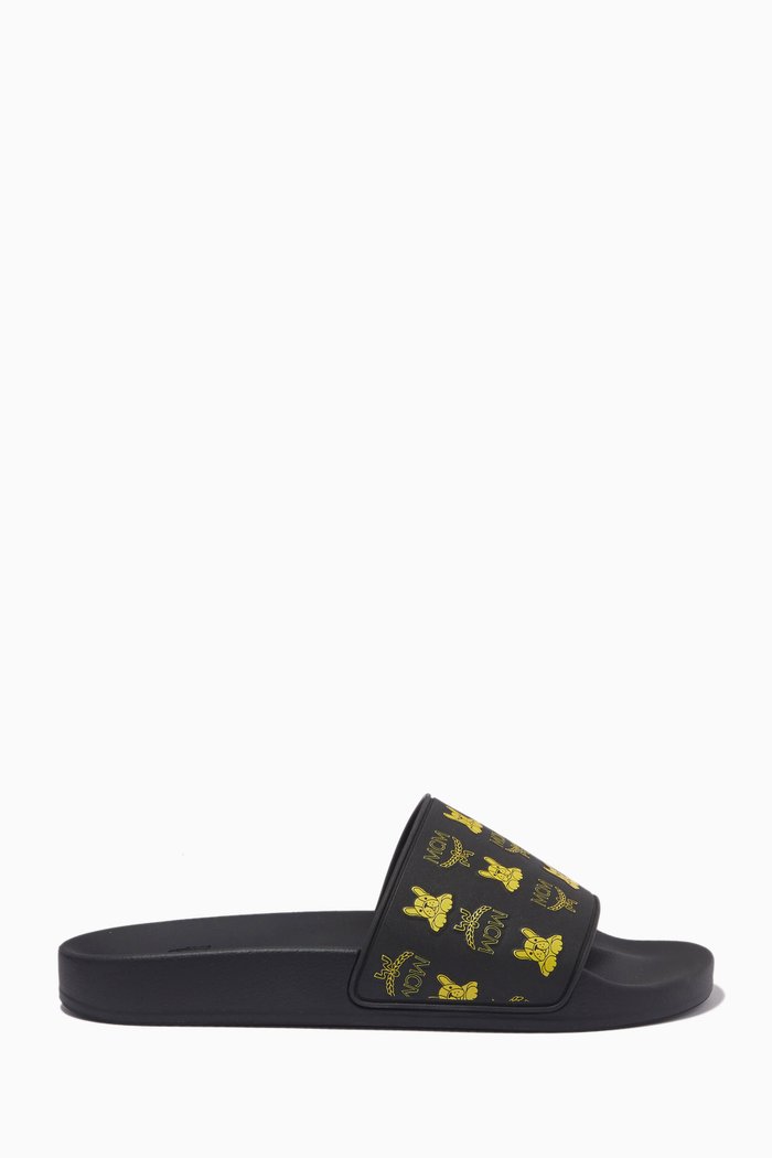 

Monogram Slides in Rubber, Yellow