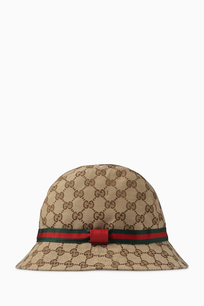

GG Fedora in Cotton Blend, Neutral