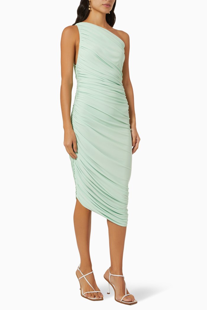

Diana Midi Dress in Poly Lycra, Green