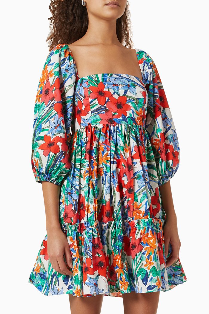 

Sip Sip Dress in Cotton, Blue