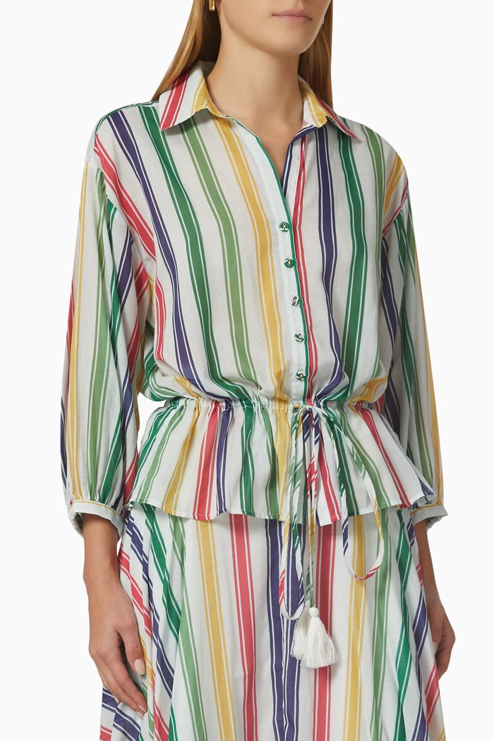 

Allegra Top in Cotton, Multicolour