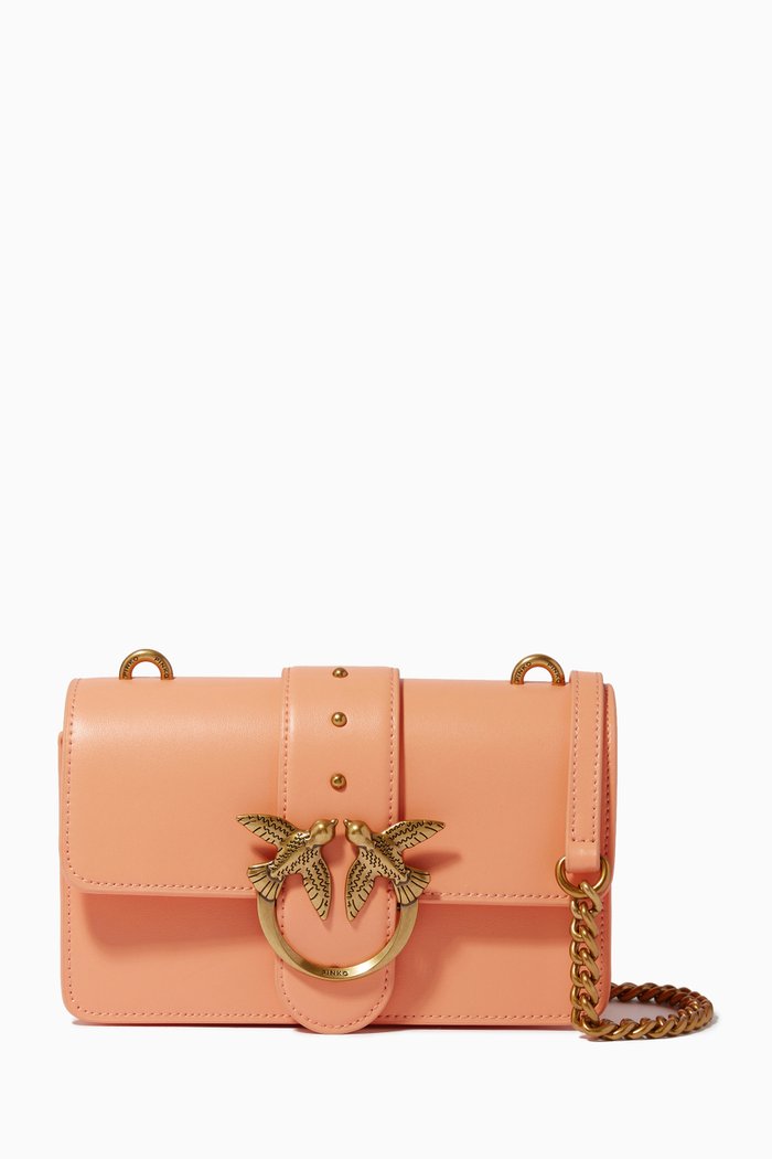 

Love Mini Icon Simply 12 Bag in Leather, Orange
