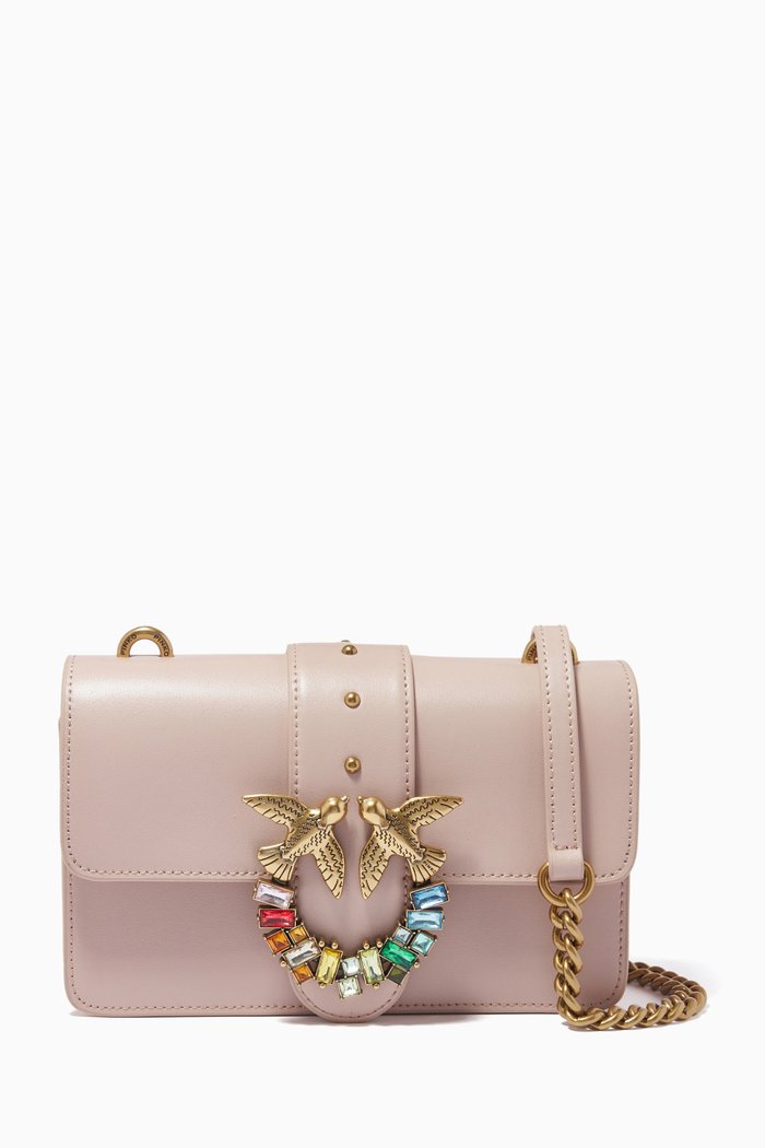 

Love Mini Icon Simply 2 Classic Bag in Leather, Pink