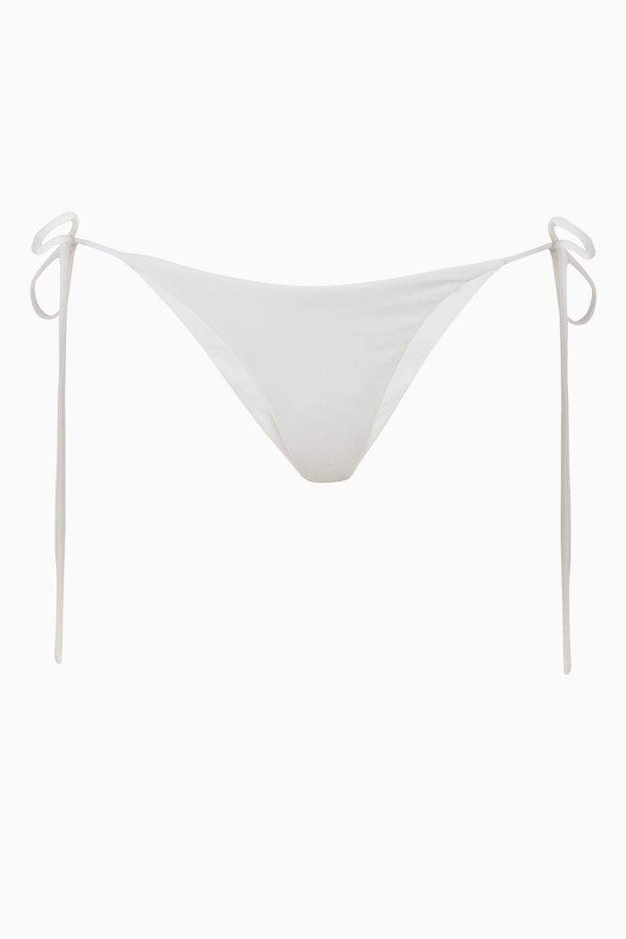 

String Bikini Bottoms, White