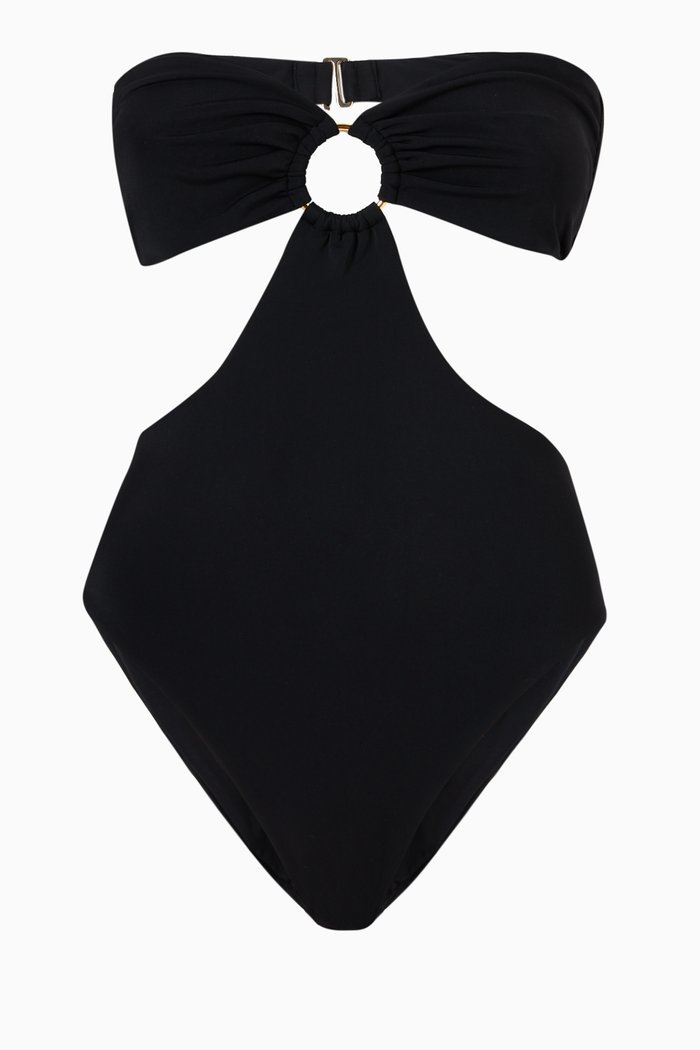 

Sea Cut One Piece Swimsuit, Black