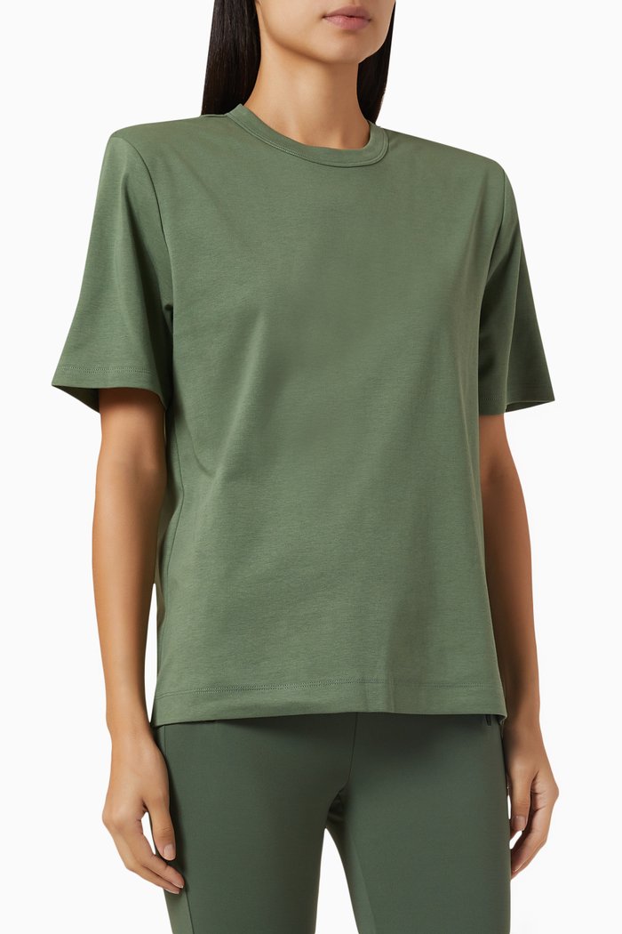 

Shoulder Pad T-shirt, Green