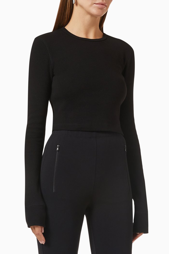 

x HB Long Sleeve Tee, Black