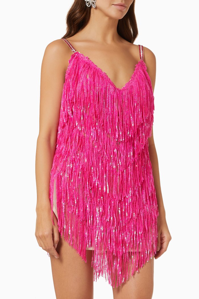 

Barbie Fringe Dress, Pink