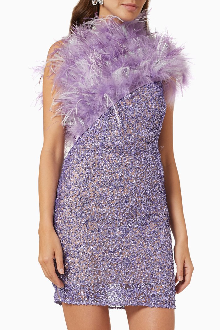

Lulu Mini Dress, Purple