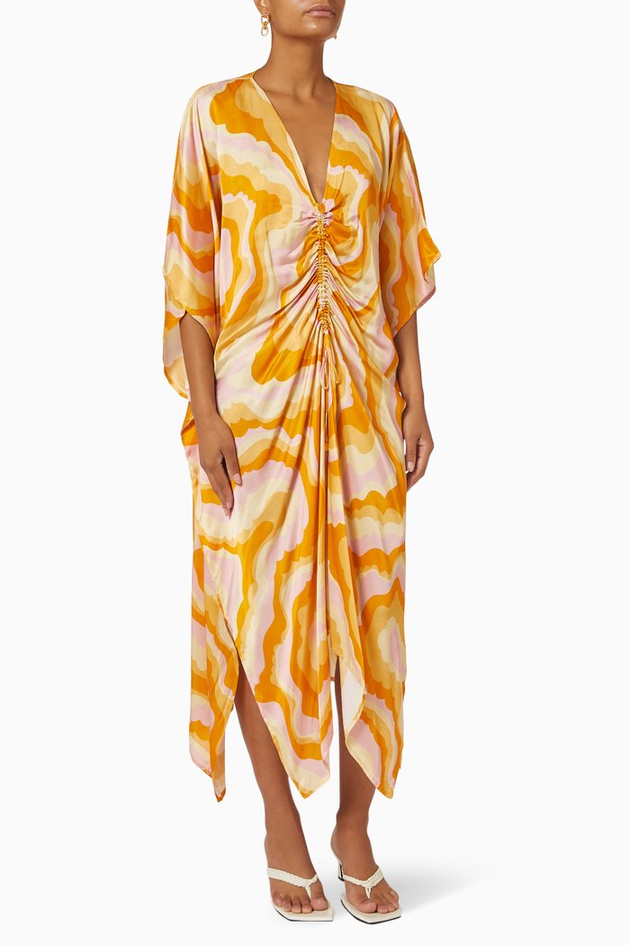 

Cloud Kaftan in Viscose, Yellow