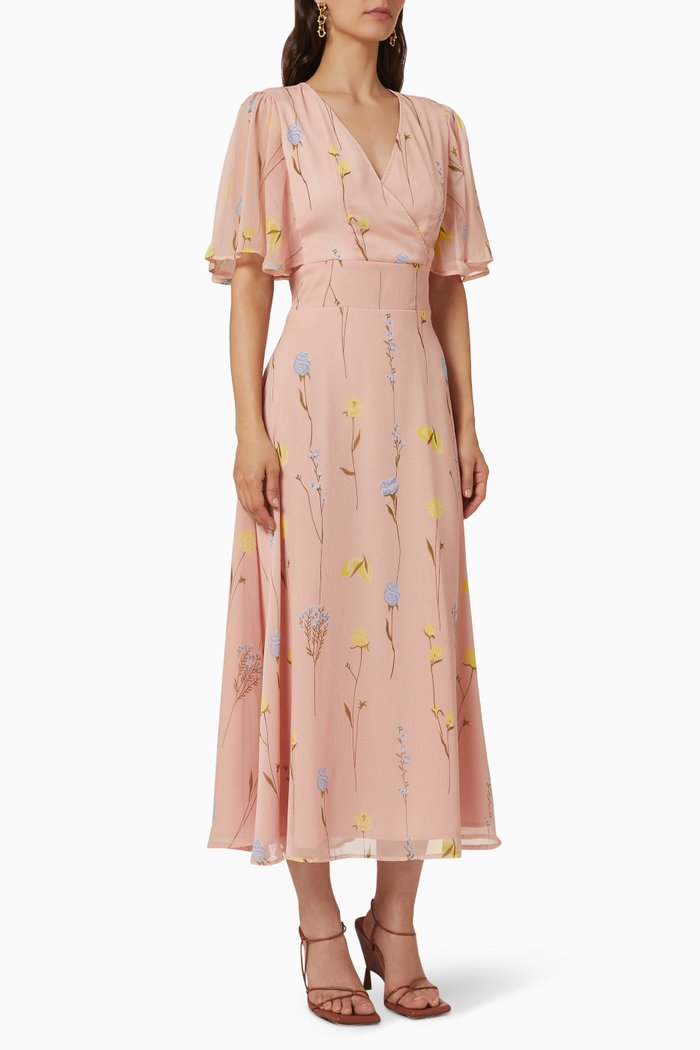 

Molly Midi Dress, Pink