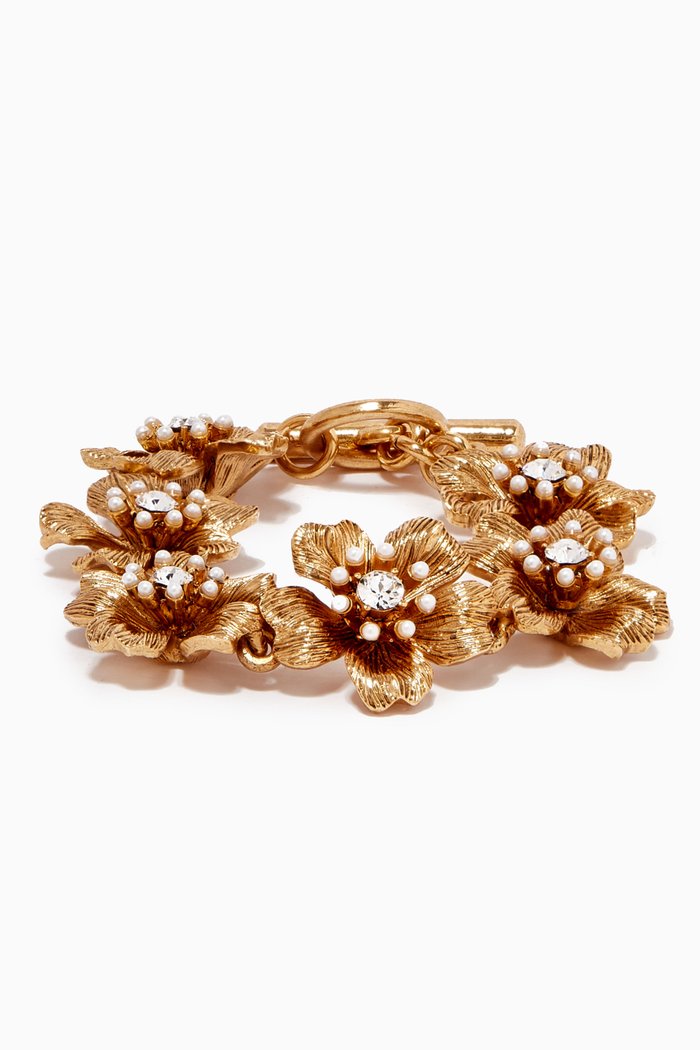

Cherry Blossom Bracelet, Gold