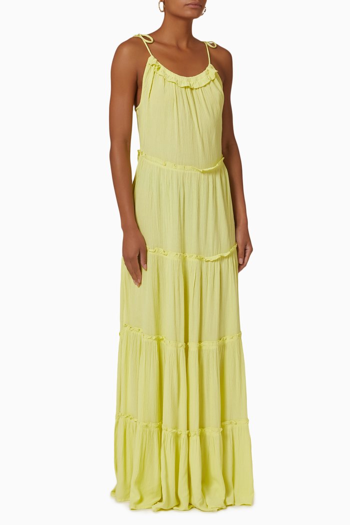 Yaspaddi Maxi Dress, Yellow