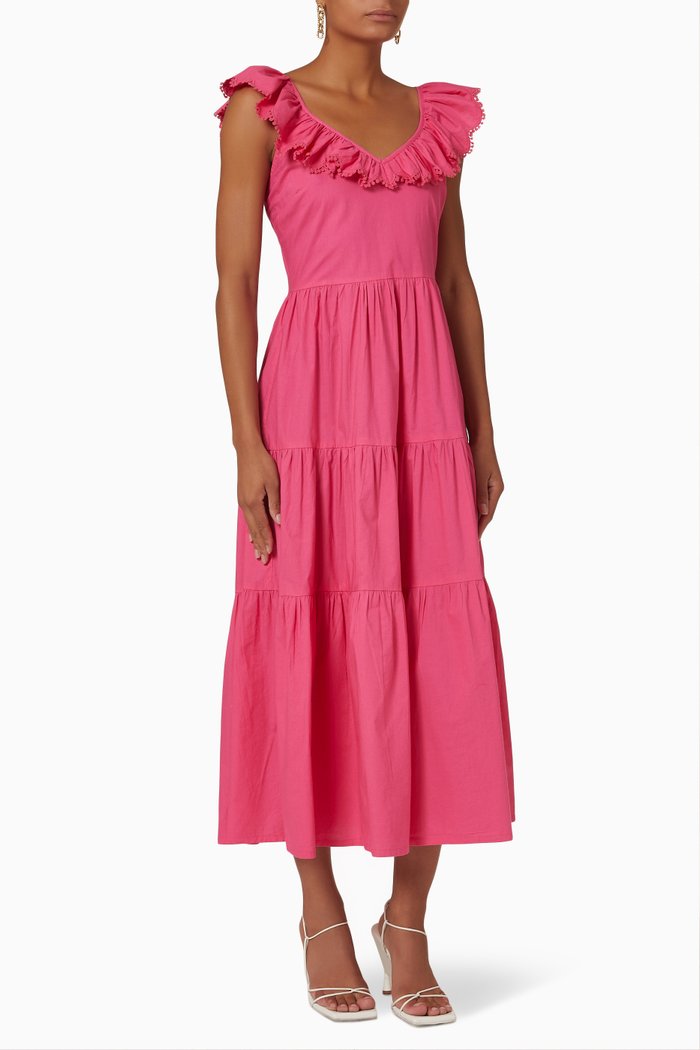 

Yassweep Dress in Cotton, Pink