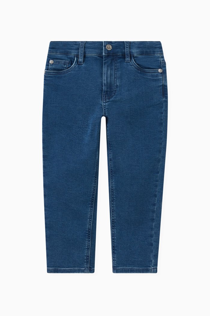 

Denim Pants in Organic Fabric, Blue