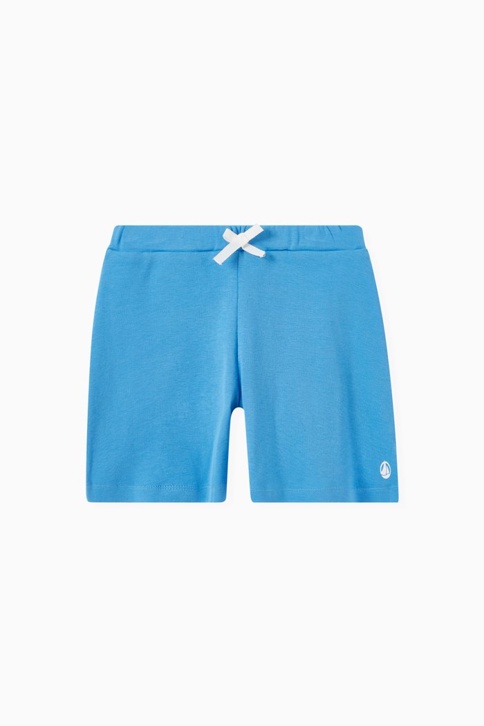 

Logo Shorts in Cotton, Blue