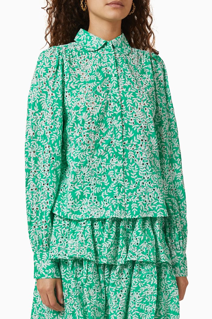 

Yasflick Printed Shirt, Green