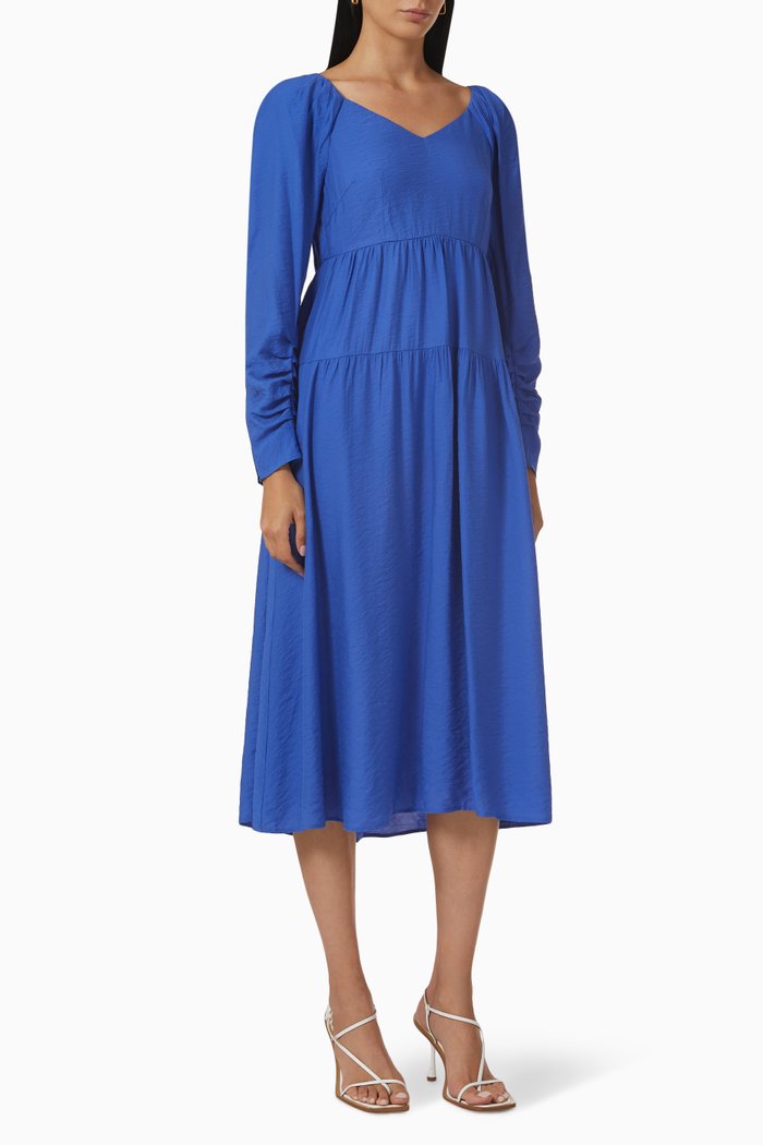 

Yasdaza Midi Dress in Viscose, Blue