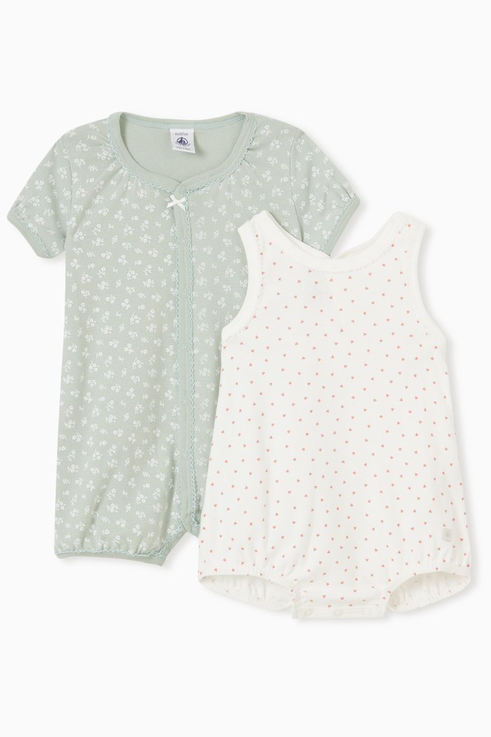 

Playsuit in Cotton, Set of Two, Multicolour