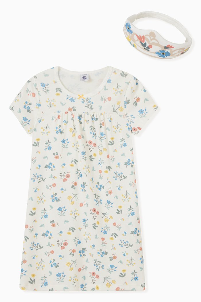 

Floral Pyjama & Headband, Multicolour